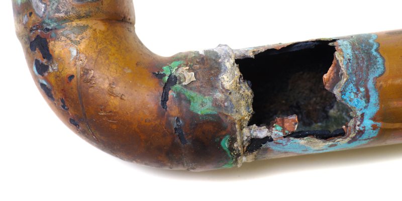 pipe replacement in response to the problems caused by corrosion